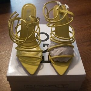 Yellow Endless heels